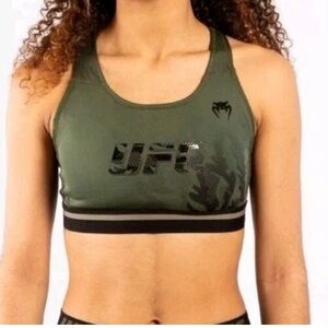 UFC Women's Olive Sports Bra size S
